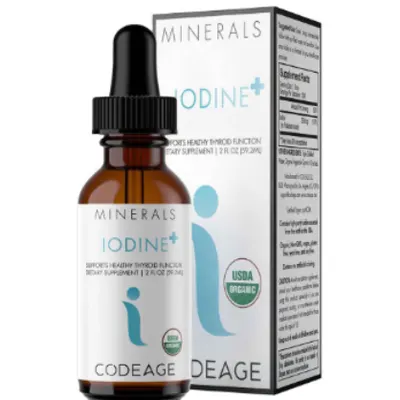 Iod Lichid pentru Suport Tiroidian si Functionare Optima a Organismului fara Aroma 59.2ml