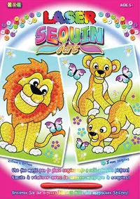 Set creativ KSG Crafts Sequin Art - Arta cu paiete, Lei