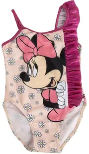 Costum de baie întreg pentru copii Cerda - Minnie Mouse, cu decorațiune, 3 ani