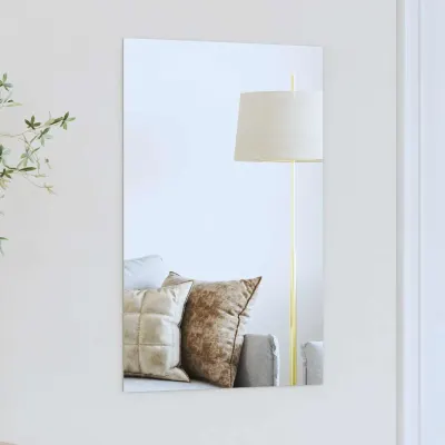 vidaXL Ogledna de perete Dreptunghiular 60 x 40 cm sticlă securizată