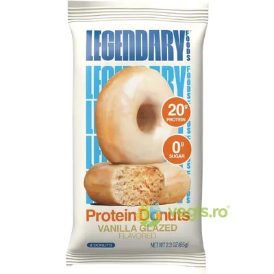 Gogoasa Proteica cu Glazura de Vanilie 65g
