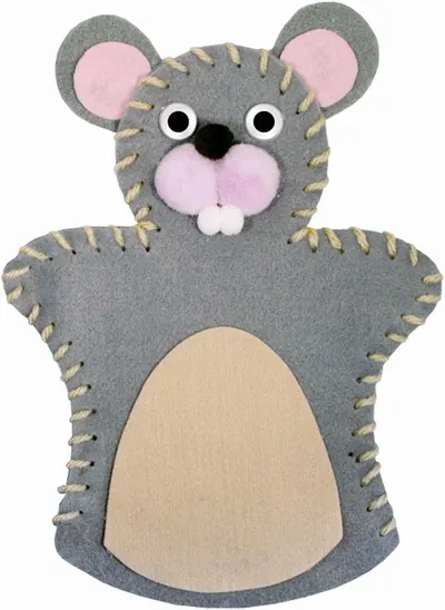 Set de cusut – Marionetă șoricel din fetru, 20 cm