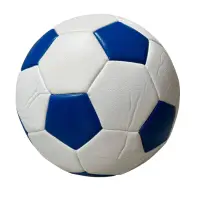 Minge de Fotbal &ndash; PVC 3.5 mm WHITE &amp; BLUE
