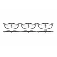 Set placute frana, frana disc REMSA 0628.75