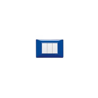 Placa ornament 3 module Vimar(Plana) Reflex sapphire