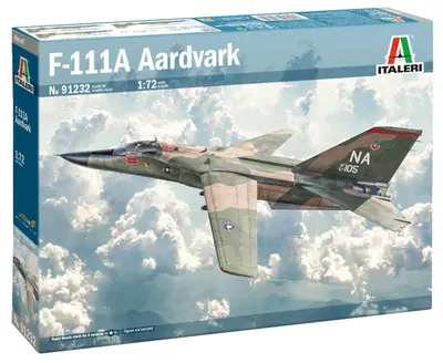 Model asamblabil Italeri Militar: Avioane - Avion de vânătoare-bombardier tactic american General Dynamics F-111A Aardvark