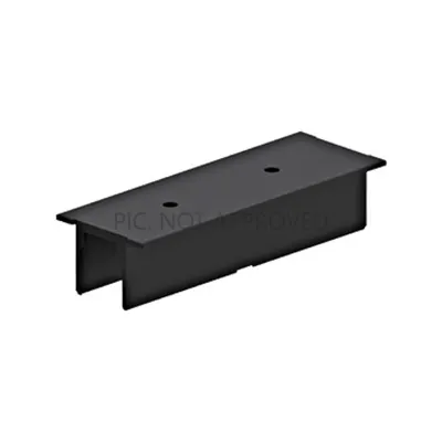 Track On Recessed Cover 3-Phase Power Feed Dali Black
