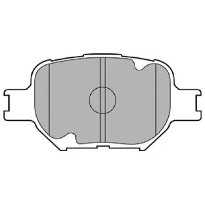 Set placute frana, frana disc DELPHI LP1804