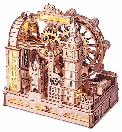 Puzzle 3D din lemn Robo Time din 431 de piese - Londra