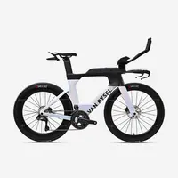 Bicicletă triatlon Shimano Ultegra Di2 2x12v senzor de putere XCR brut Alb