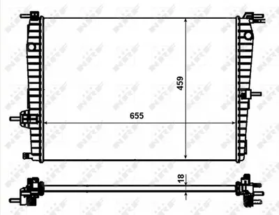 Radiator motor potrivit RENAULT FLUENCE 1.6