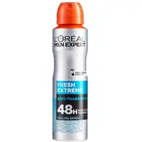 Deodorant Antiperspirant Spray, fara Alcool, L'Oreal Paris Men Expert, Fresh Extreme, 150 ml
