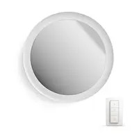 HUE Kit Aplica Adore cu oglinda LED 2550lm BT Ambiance (1 Hue Adore + dimmer) Alb IP44