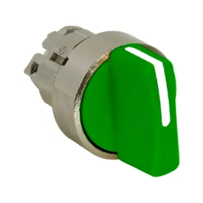 Cap Verde Cheie Selectoare Ø22 3 Pozitii cu Revenire