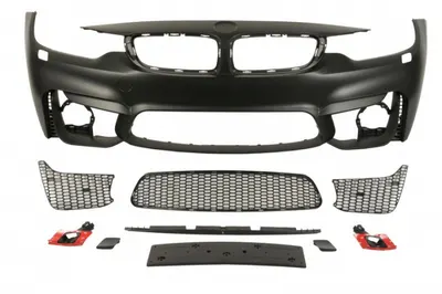 Bara fata model pachet M, complet, cu locas proiector grunduit potrivit BMW 4 F32, F82, 4 F33, F83, 4 GRAN COUPE F36 2013-2017