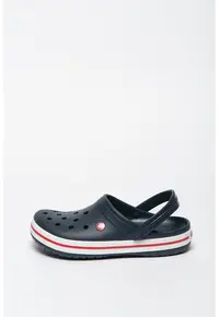 Saboti unisex cu bareta sling-back Crocband - Bleumarin