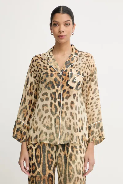 ERMANNO Firenze bluză de loungewear pentru femei, cu vâscoză