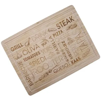 Planseta de Tocat din Bambus, 40 x 30 x 2 cm, Grunberg