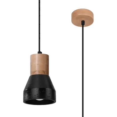 Lampa suspendata QUBIC negru