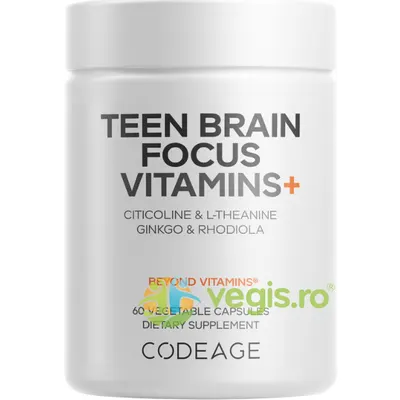Vitamine pentru Concentrare si Echilibru Mental pentru Adolescenti 60cps