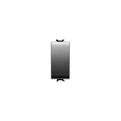Intrerupator cap cruce 1P 250V ac - 16AX - NEUTRAL - 1 MODULE - TITANIUM - CHORUS