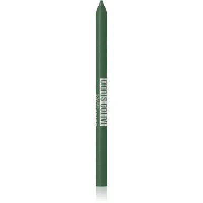 MAYBELLINE NEW YORK Tattoo Liner Gel Pencil gel pentru linia ochilor culoare Hunter Green 1.3 g