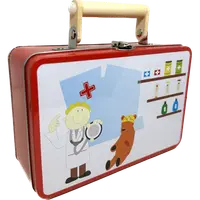 Trusa Medicală pentru Jocuri de Rol doctor, din lemn, 12 piese