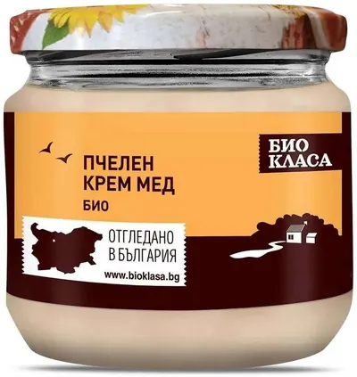 Miere de albine cremoasă, 450 g, Clasă Bio