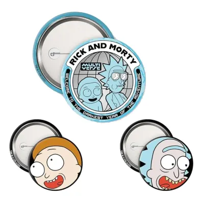 Set Insigne Rick and Morty - Rick & Morty
