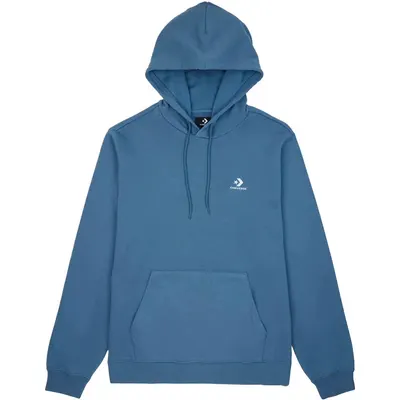 Hanorac unisex Converse Hoodie Converse Star Chevron Azul, Albastru