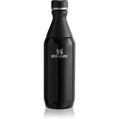 Stanley All Day Slim Bottle sticlă inoxidabilă pentru apă mica Black Gloss 1 buc