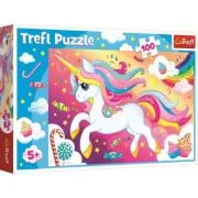 Puzzle frumosul unicorn 100 de piese, Trefl