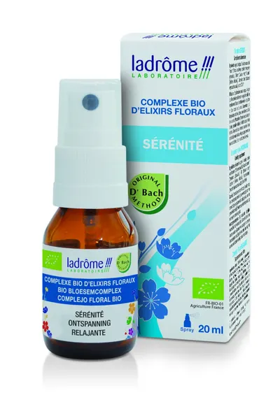 Spray cu complex din elixiruri florale Eco Bach Relaxare, 20ml, Ladrome