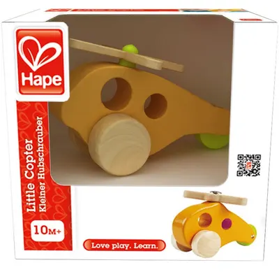 Jucarie pentru copii Hape - Elicopter, din lemn