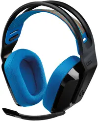 Căști gaming Logitech - Lightspeed G535, wireless, negru/albastru