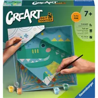 Set de pictat după numere Ravensburger CreArt - Crocodil fermecător (Do it together)