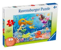 Puzzle Ravensburger din 60 de piese - O poveste despre sirene