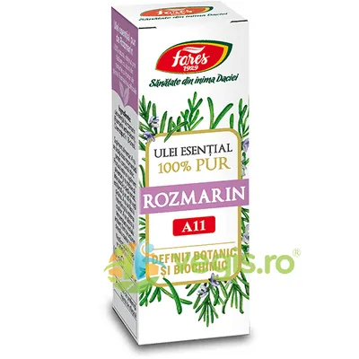 Ulei de Rozmarin 100% Pur (A11) Definit Botanic si Biochimic 10ml