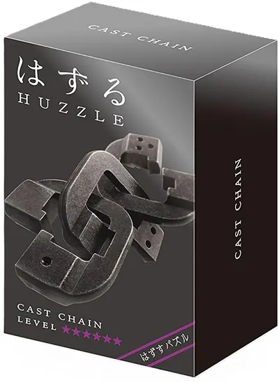 Puzzle logic metalic Hanayama - Cast Puzzle Chain Huzzle