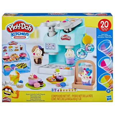 Set de joaca, Play-Doh, Cafeneaua super colorata, F5836
