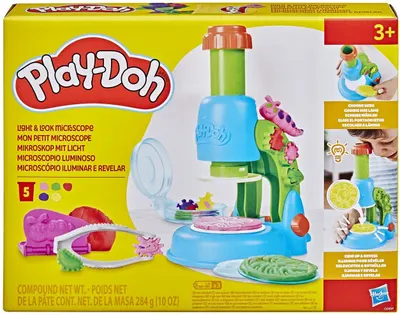 Set cu plastilină Play-Doh - Microscop luminos