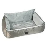 Pat pentru animale de companie argintiu pentru câini 100x70 cm Dog Fantasy Lux Platinum – Plaček Pet Products