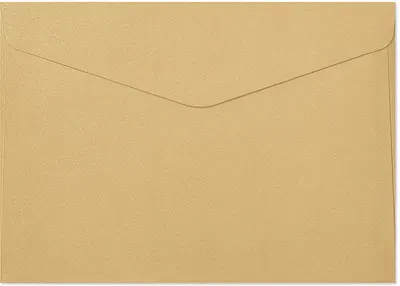 Set de plicuri poștale Galeria Papieru - C5, auriu perlat, 10 bucăți