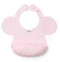 Baveta din silicon BabyOno - Roz