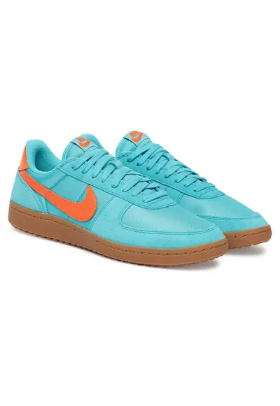 Pantofi sport barbati Dusty Cactus/Safety Orange - fitness - textil - albastru