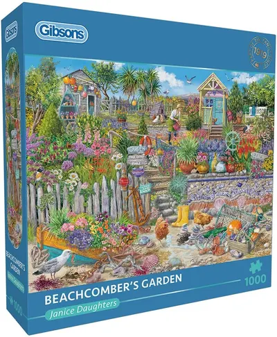 Puzzle Gibsons din 1000 piese - Grădina cu descoperiri de pe plajă