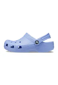 Saboti slingback cu perforatii - Albastru lavanda