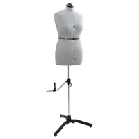 vidaXL Formă Rochie Ajustabilă pentru Femei Gri m Catifea