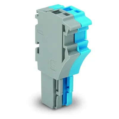 1-conductor female plug; 2.5 mm²; 2-pole; 2,50 mm²; blue/gray