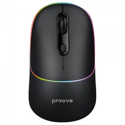 Mouse Wireless Proove Blink, RGB, 800DPI - 1600DPI, BT / Wi-Fi, Negru WMBL00002001